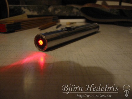 laser, pekare, rör, röd, metall