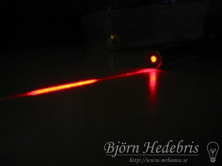 laser, pekare, rör, röd, metall
