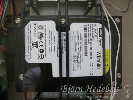 Western Digital 160Gb, bildator